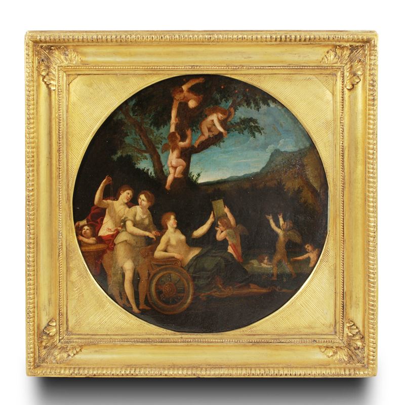 Pittore emiliano  (XIX-XX sec.)  - Asta Dimore Venete - San Luca Casa d'Aste
