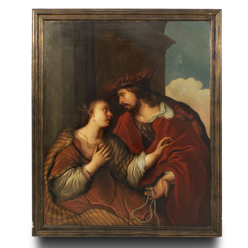 Scuola olandese  (XVIII sec.)  - Asta Dimore Venete - San Luca Casa d'Aste