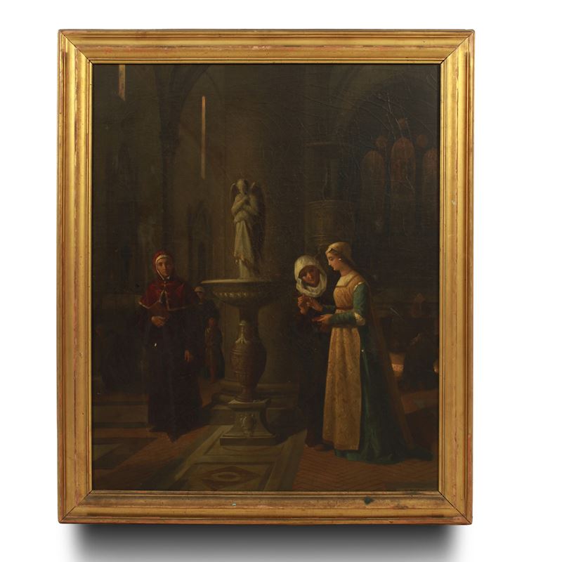 Enrico Fanfani  (Firenze, 1824 - 1885)  - Asta Dimore Venete - San Luca Casa d'Aste