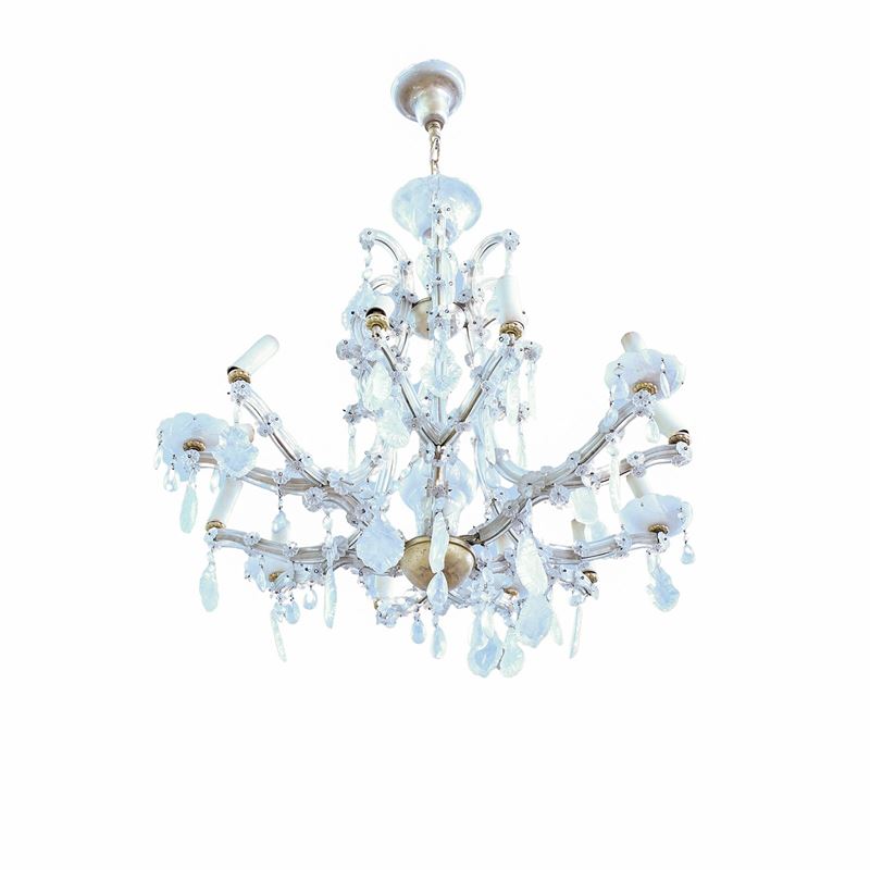 Lampadario a dodici luci  (Italia, XIX-XX sec.)  - Asta Dimore Venete - San Luca Casa d'Aste