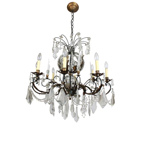 Lampadario a otto luci