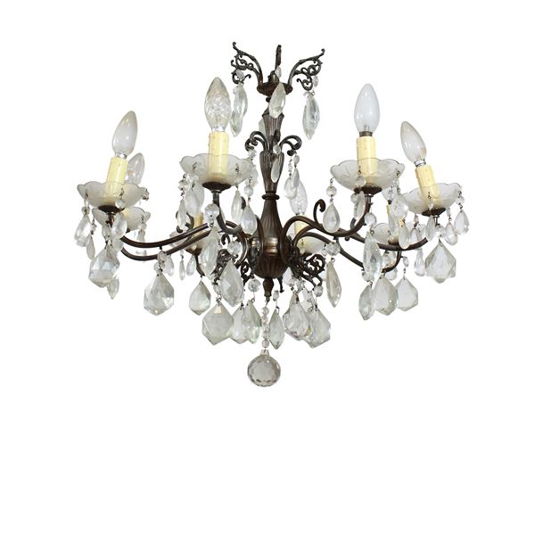 Lampadario a otto luci