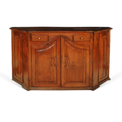 Credenza Scantonata in Noce