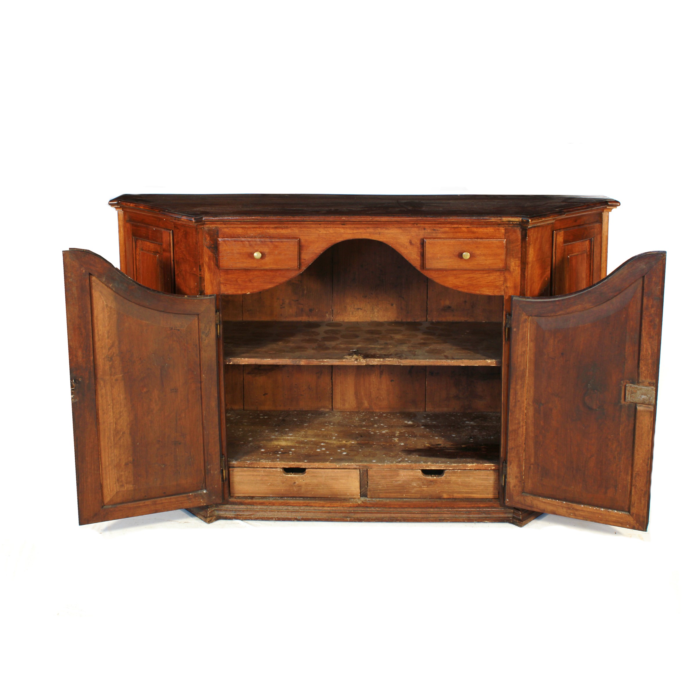 Credenza Scantonata in Noce
