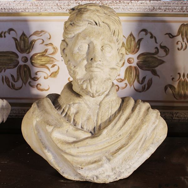 Busto ritratto in gesso