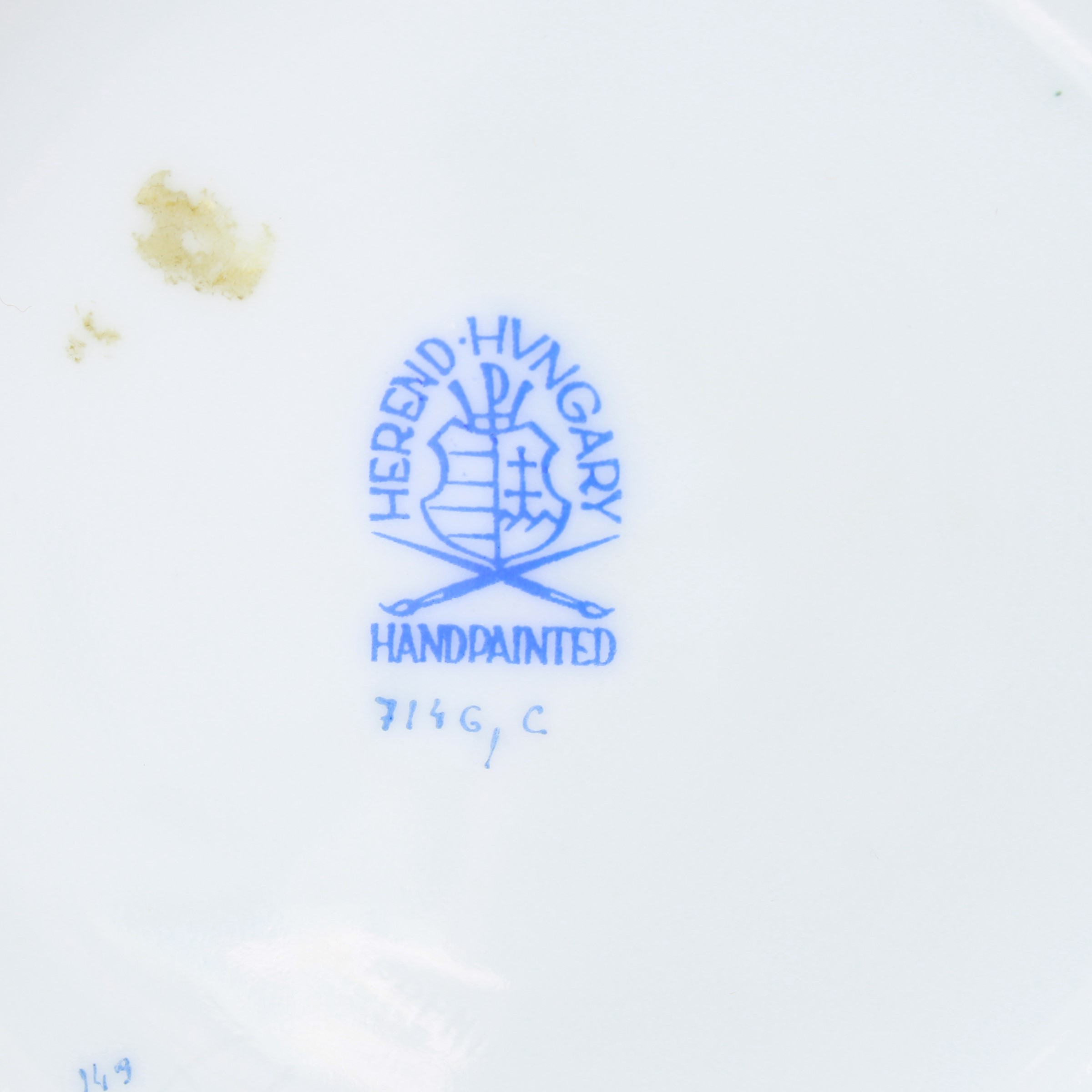 Herend, Vaso in Porcellana Smaltata Bianca