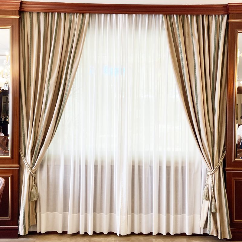 Tendaggio completo  (Italia, XX sec.)  - Asta Gli Arredi del Grand Hotel Bristol sul Lago Maggiore - San Luca Casa d'Aste