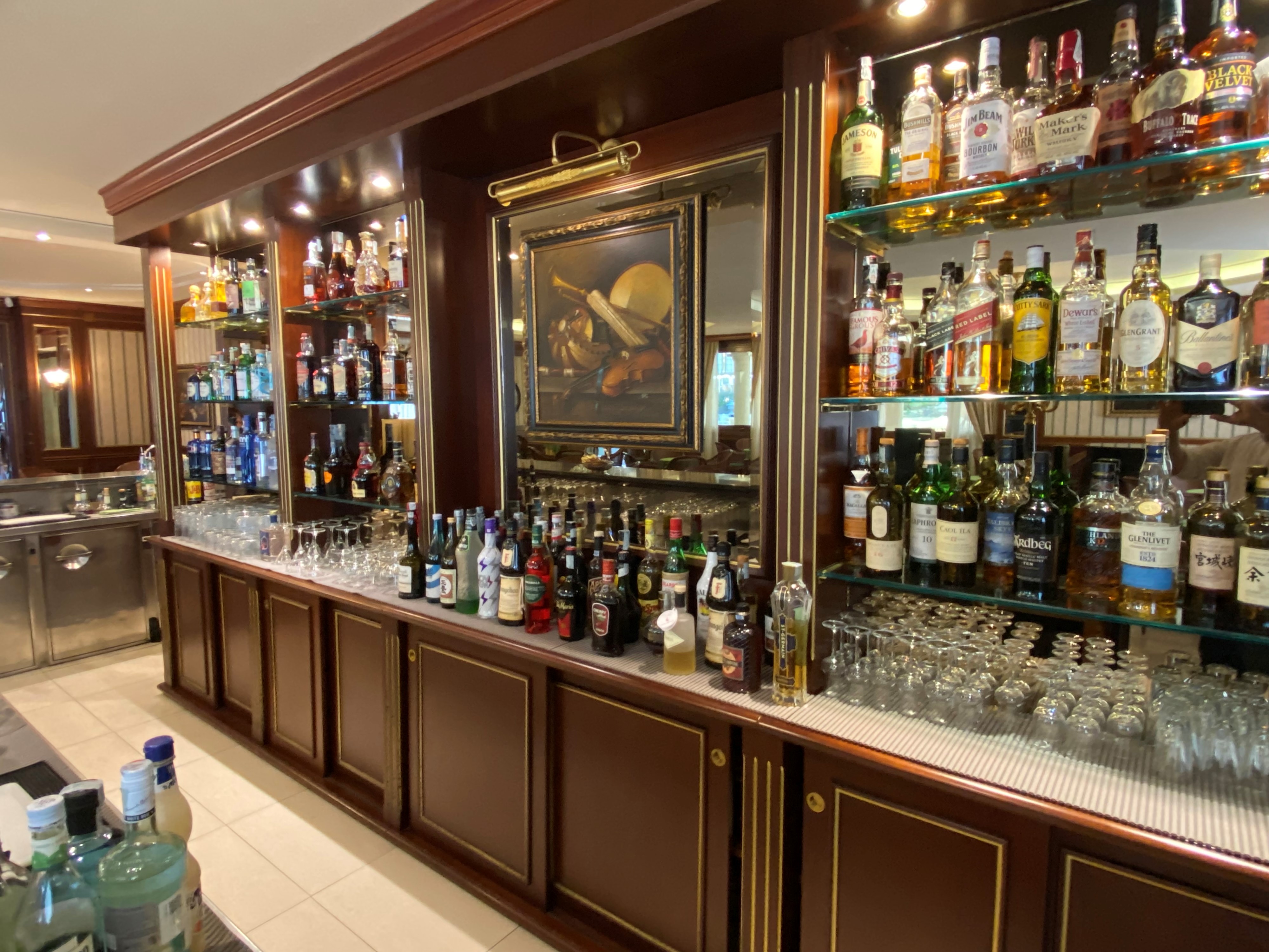 Grande Bancone Bar in Mogano