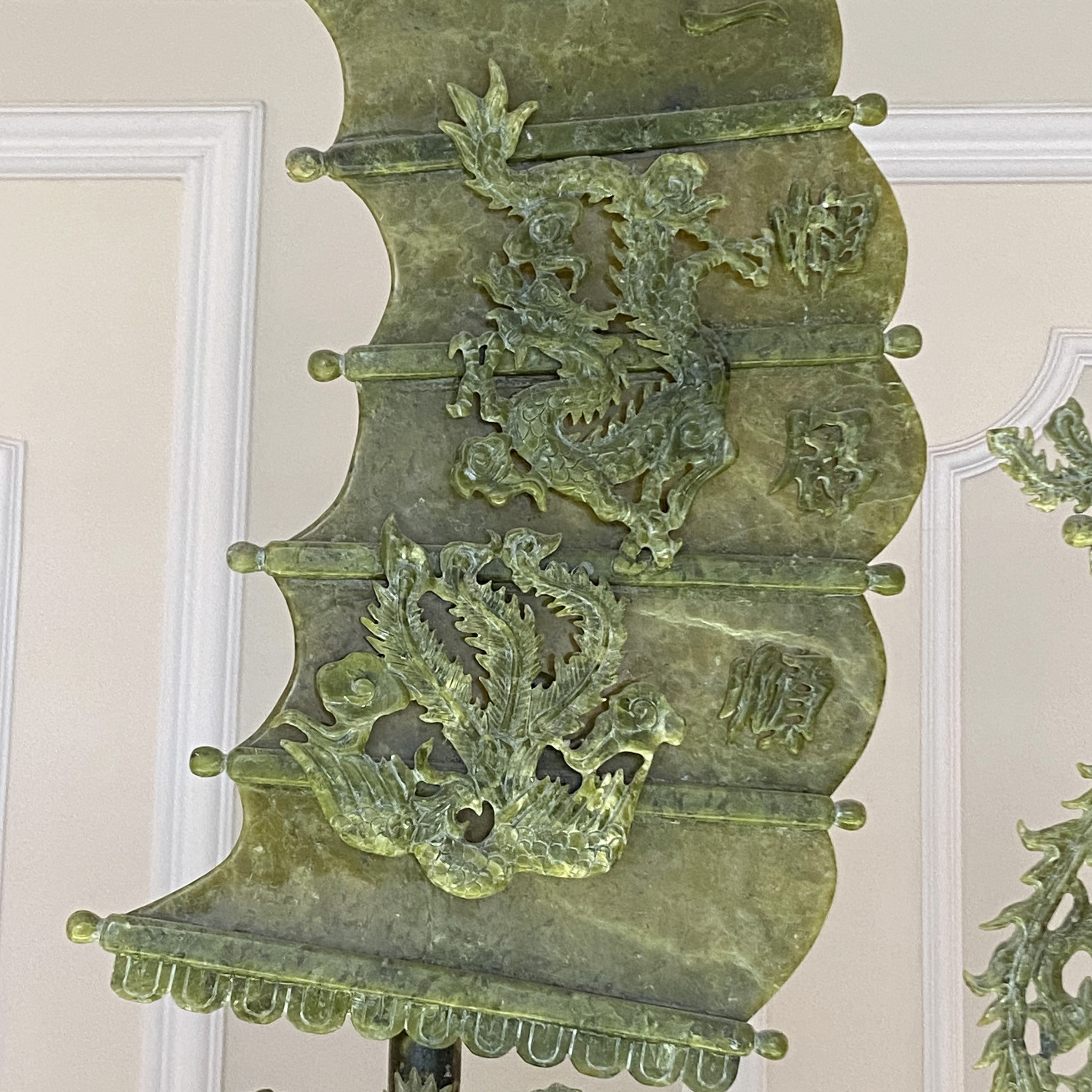 Grande scultura in giada