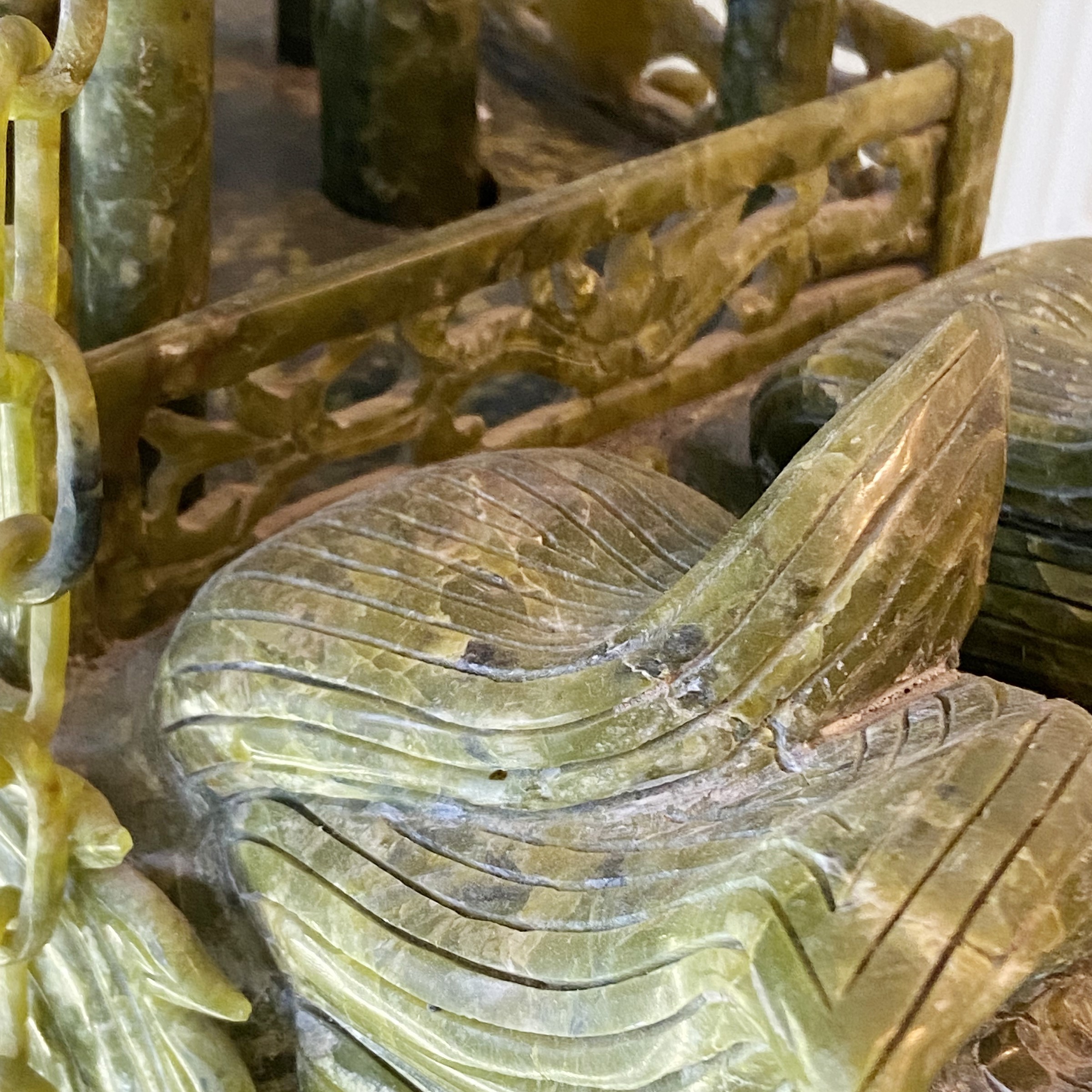 Grande scultura in giada