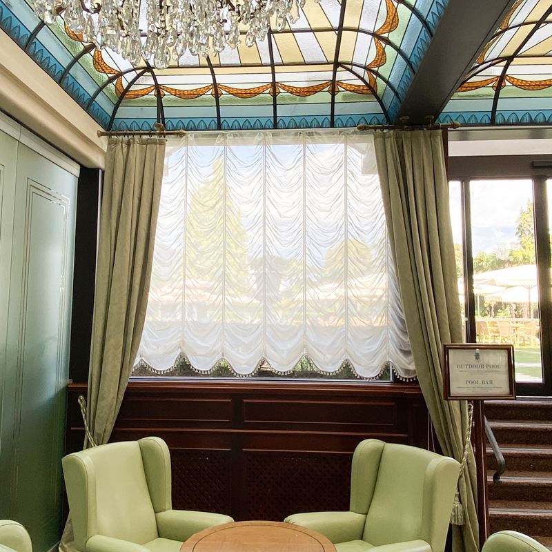 Tendaggio completo  (Italia, XX sec.)  - Asta Gli Arredi del Grand Hotel Bristol sul Lago Maggiore - San Luca Casa d'Aste