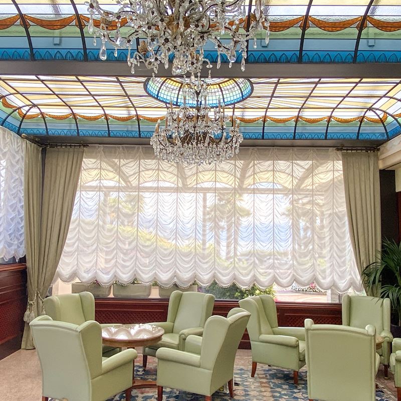 Tendaggio completo  (Italia, XX sec.)  - Asta Gli Arredi del Grand Hotel Bristol sul Lago Maggiore - San Luca Casa d'Aste