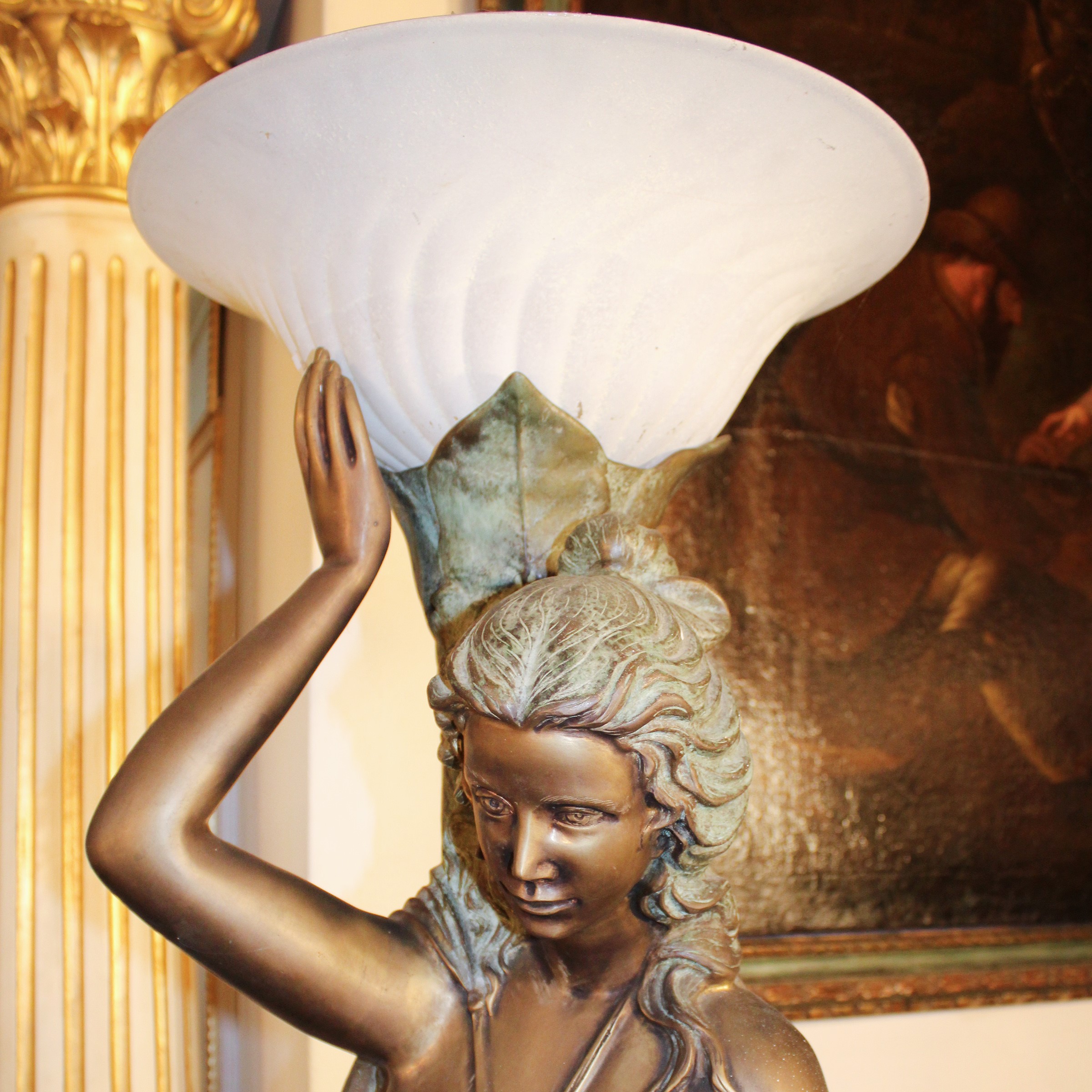 Scultura in Bronzo Brunito