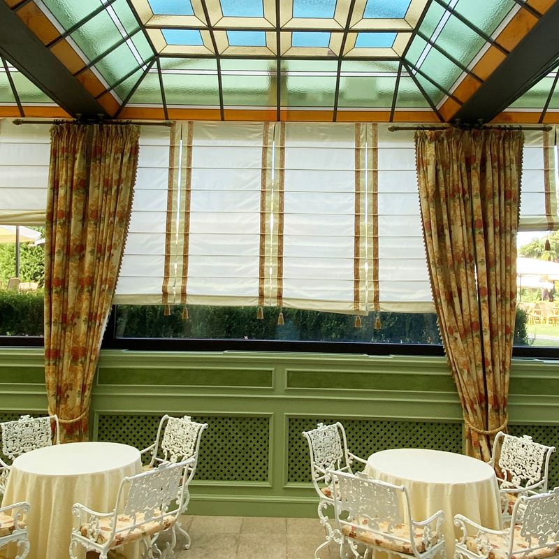Tendaggio completo  (Italia, XX sec.)  - Asta Gli Arredi del Grand Hotel Bristol sul Lago Maggiore - San Luca Casa d'Aste