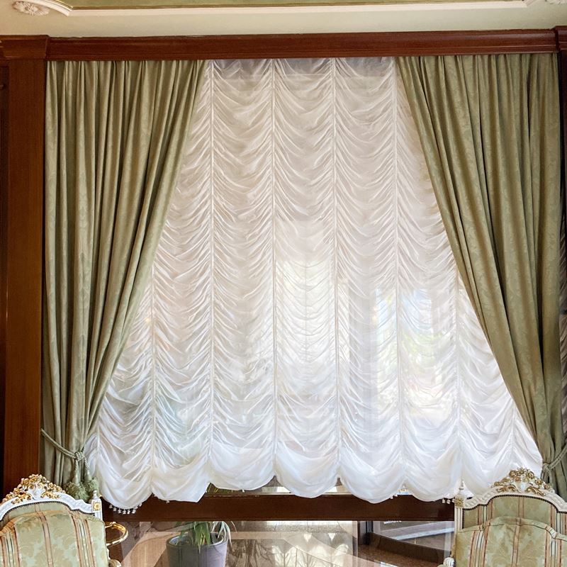 Tendaggio completo  (Italia, XX sec.)  - Asta Gli Arredi del Grand Hotel Bristol sul Lago Maggiore - San Luca Casa d'Aste