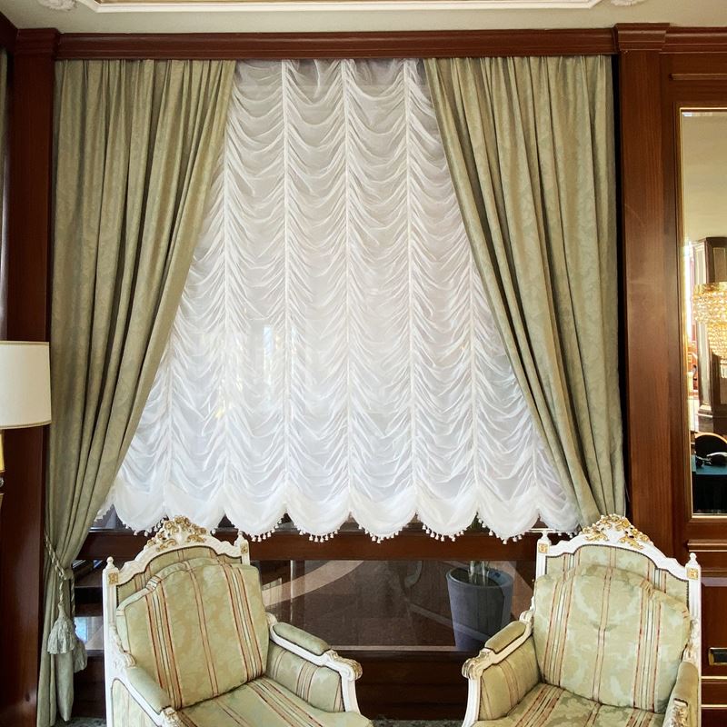Tendaggio completo  (Italia, XX sec.)  - Asta Gli Arredi del Grand Hotel Bristol sul Lago Maggiore - San Luca Casa d'Aste
