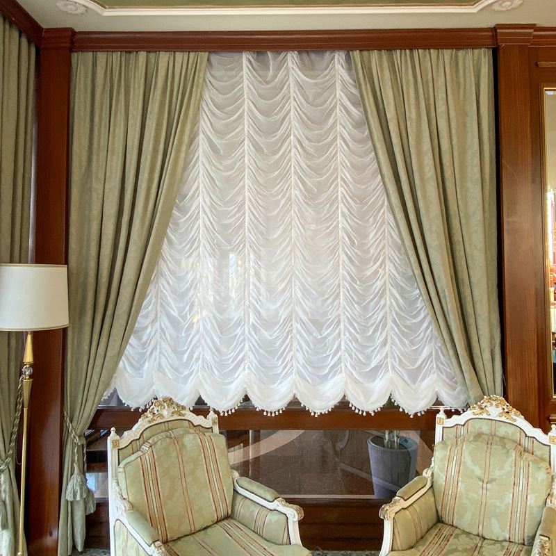 Tendaggio completo  (Italia, XX sec.)  - Asta Gli Arredi del Grand Hotel Bristol sul Lago Maggiore - San Luca Casa d'Aste