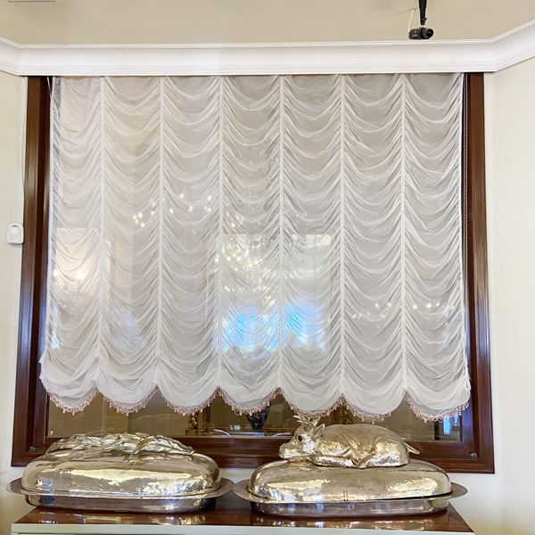 Tenda a pacchetto in tulle