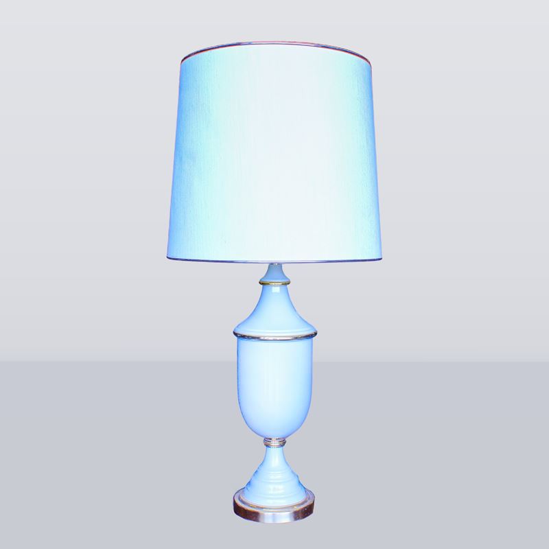 Lampada in metallo verniciato e dorato  (XX Sec.)  - Asta Gli Arredi del Grand Hotel Bristol sul Lago Maggiore - San Luca Casa d'Aste