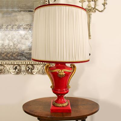Lampada da Tavolo in Porcellana Smaltata