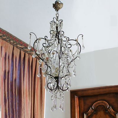 Lampadario in Ferro Battuto