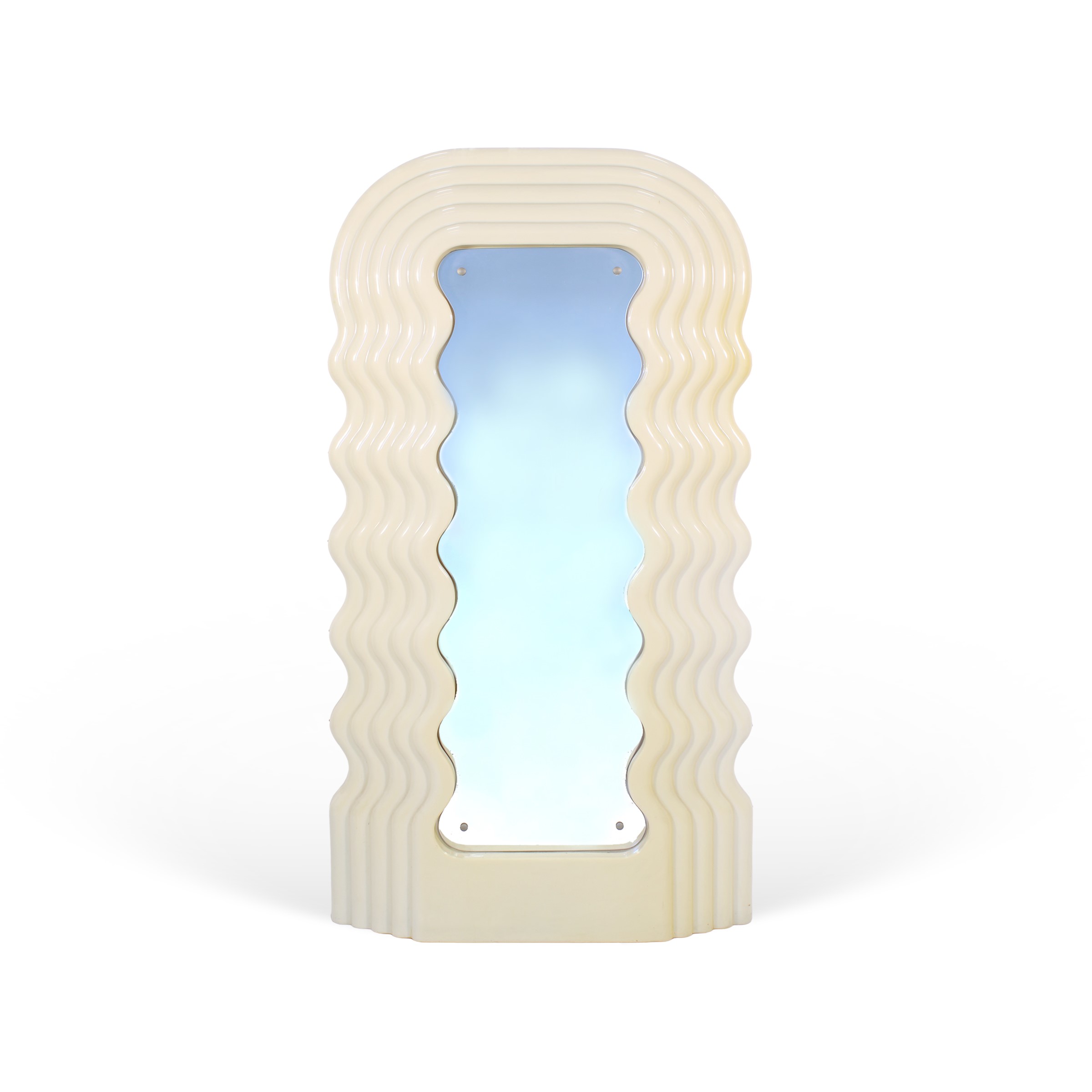 Ettore Sottsass, Specchiera “Ultrafragola” in perspex e vetro specchiato (prod. Poltronova), anni...