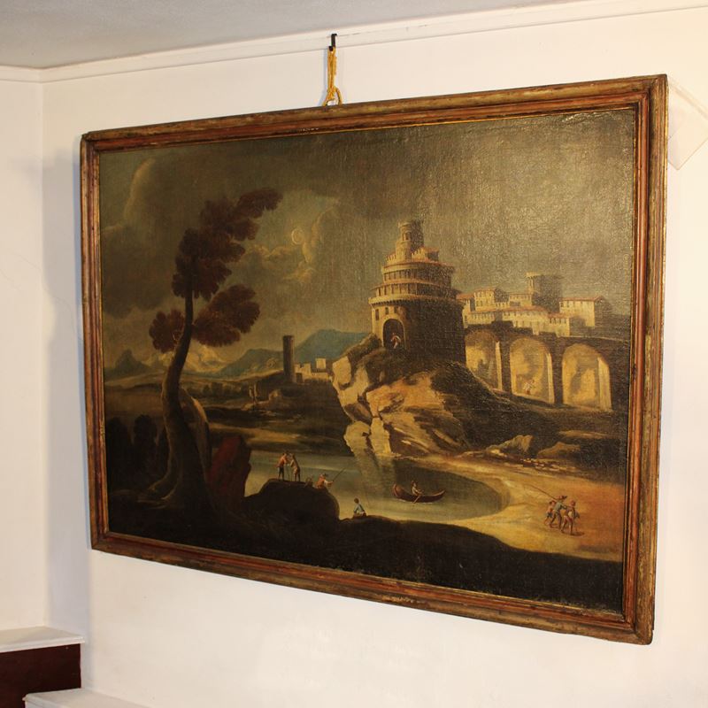 Pittore inglese  (XVIII sec.)  - Asta Gli Arredi di Villa "Le Marchesane" - San Luca Casa d'Aste