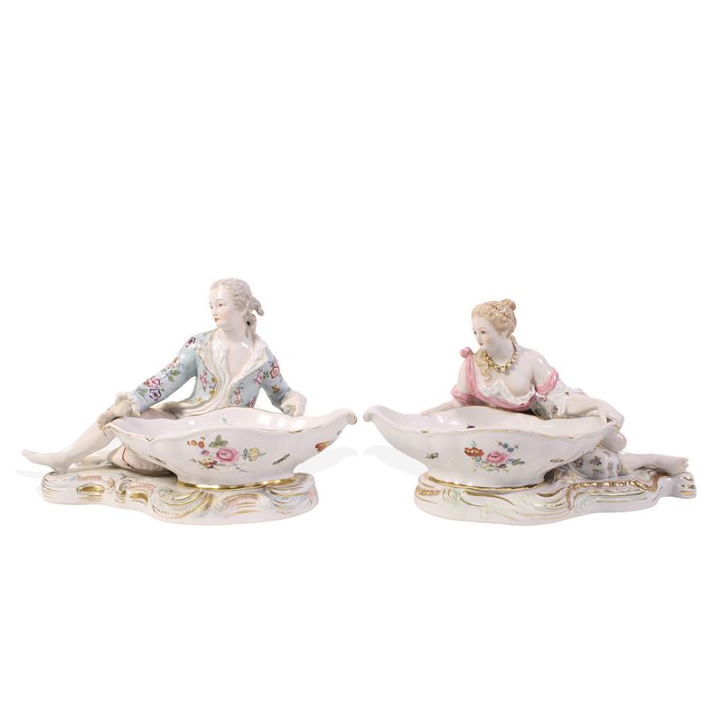 Manifattura Meissen  (Germania, XIX-XX sec.)  - Asta DIPINTI ANTICHI e ANTIQUARIATO - San Luca Casa d'Aste