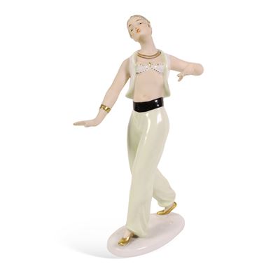 Manifattura Wallendorf, Scultura in porcellana raffigurante ballerina