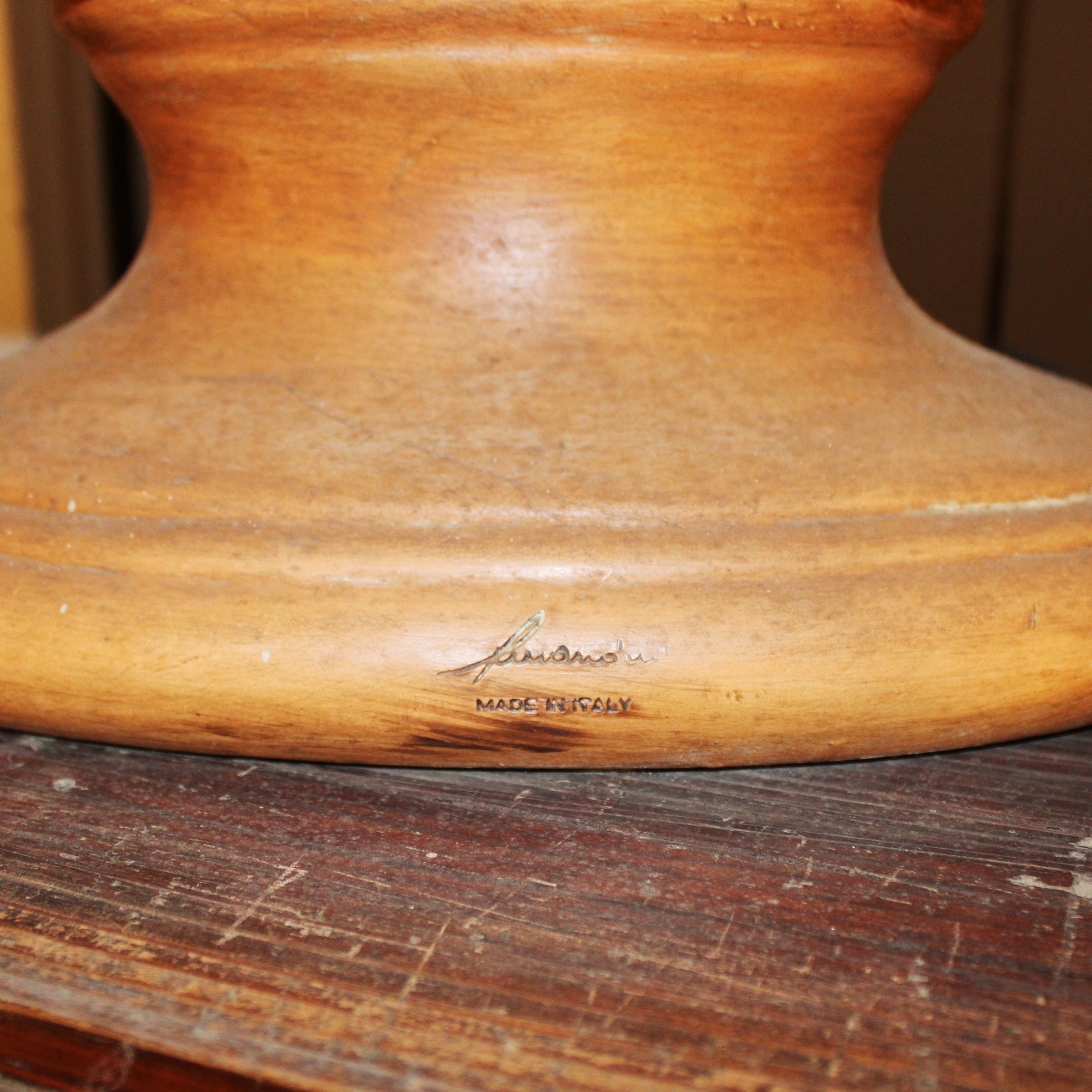 Vaso Baccellato in Terracotta