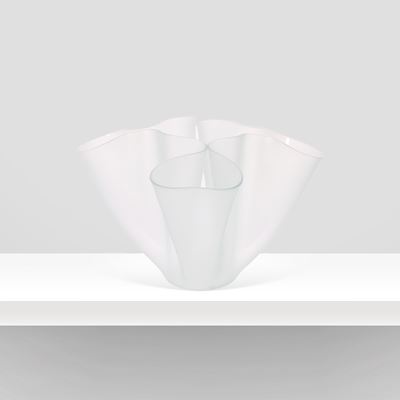 Pietro Chiesa, Vaso in vetro opalino, Italia, anni '70