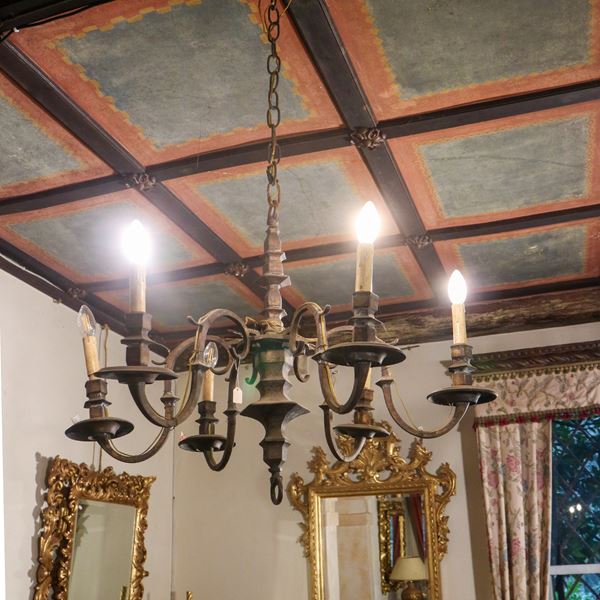Lampadario a sei luci