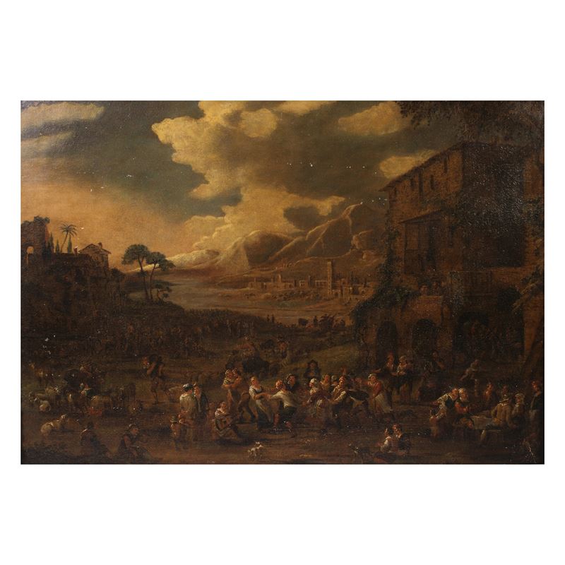 Pittore romano  (Italia, XVIII-XIX sec.)  - Asta DIPINTI ANTICHI e ANTIQUARIATO - San Luca Casa d'Aste