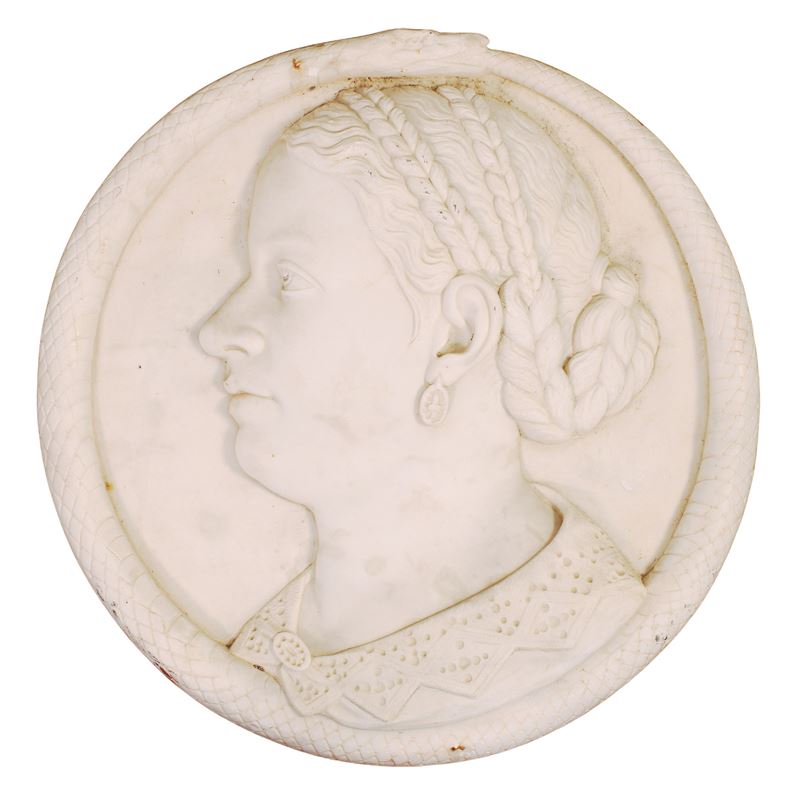 Tondo in marmo  (Italia, XVIII-XIX sec.)  - Asta DIPINTI ANTICHI e ANTIQUARIATO - San Luca Casa d'Aste