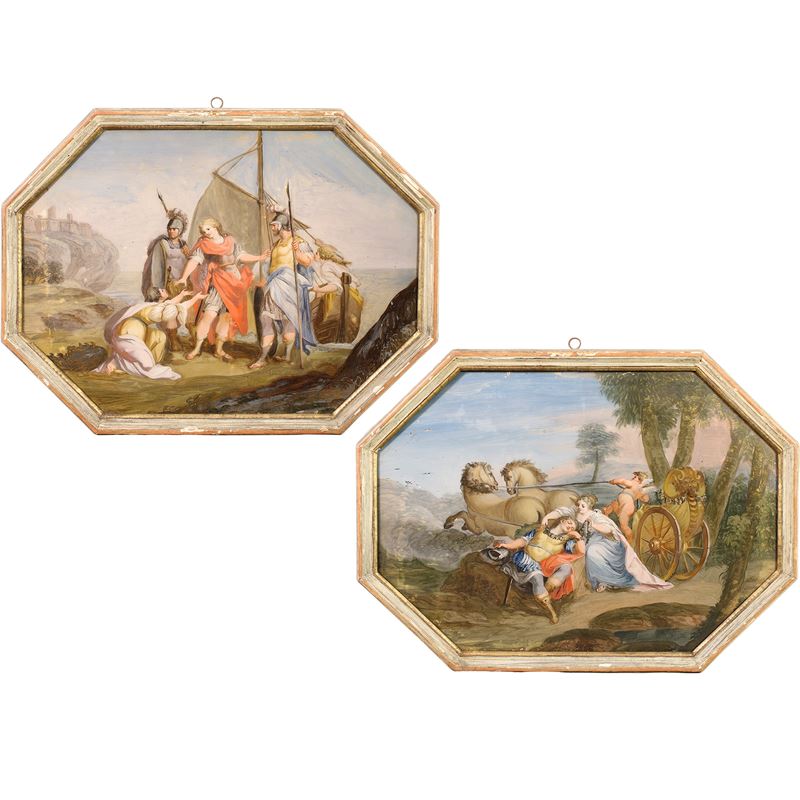 Scuola italiana  (Italia, XVIII sec.)  - Asta DIPINTI ANTICHI e ANTIQUARIATO - San Luca Casa d'Aste