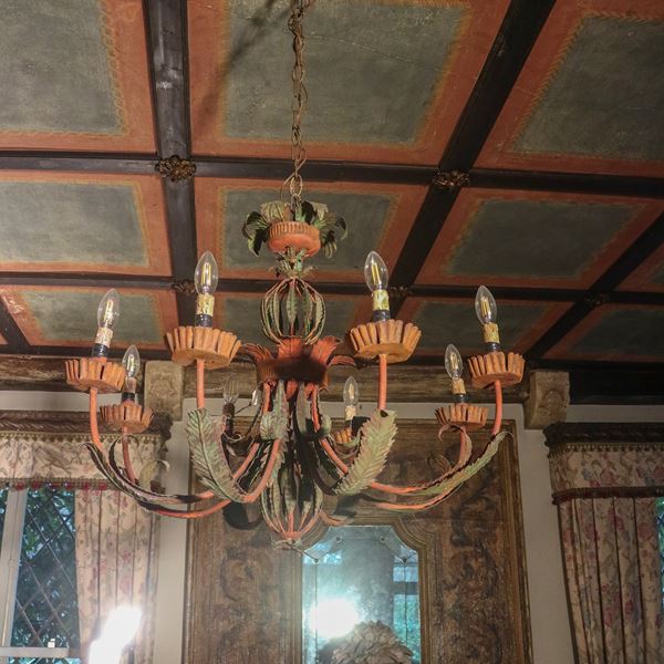 Lampadario a otto luci