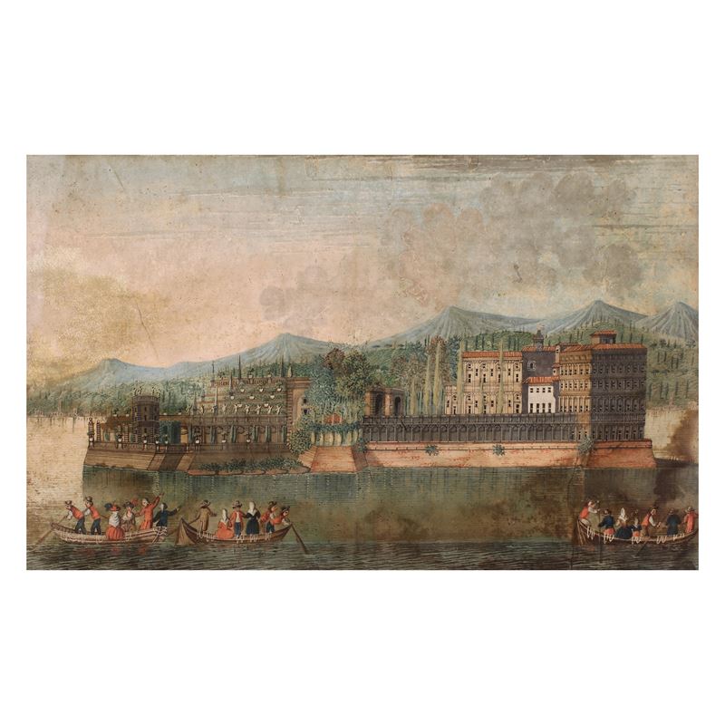 Pittore italiano  (XVIII-XIX Sec.)  - Asta DIPINTI ANTICHI e ANTIQUARIATO - San Luca Casa d'Aste