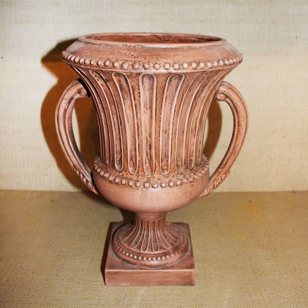 Vaso biansato in ceramica