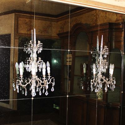 Coppia di Appliques a Quattro Luci