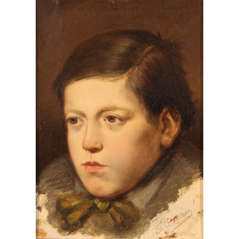 Pietro Bouvier  (Milano 1839 - 1927)  - Asta DIPINTI ANTICHI e ANTIQUARIATO - San Luca Casa d'Aste