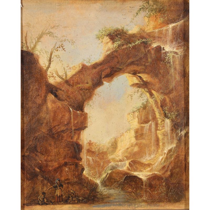 Salvator Rosa, copia da  (Arenella, 1615 - Roma, 1673)  - Asta DIPINTI ANTICHI e ANTIQUARIATO - San Luca Casa d'Aste