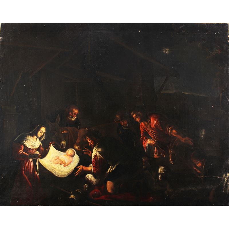 Scuola italiana  (XVII - XVIII Sec.)  - Asta DIPINTI ANTICHI e ANTIQUARIATO - San Luca Casa d'Aste