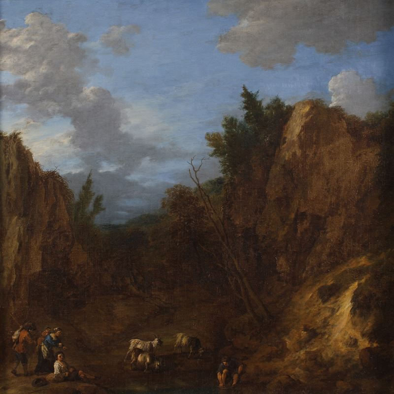 Scuola italiana  (XVIII Sec.)  - Asta DIPINTI ANTICHI e ANTIQUARIATO - San Luca Casa d'Aste