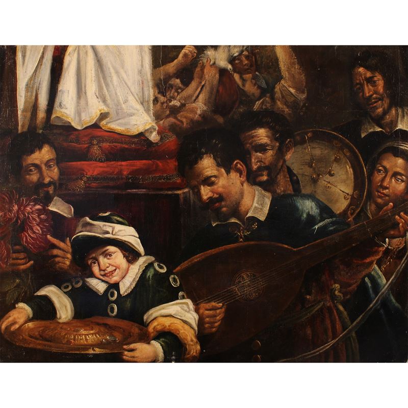 Scuolafiamminga  (XVII Sec.)  - Asta DIPINTI ANTICHI e ANTIQUARIATO - San Luca Casa d'Aste