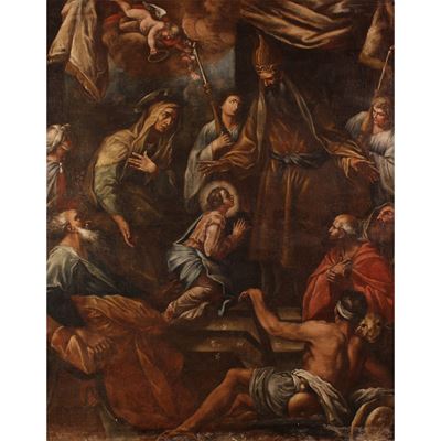 Domenico Brugieri, Presentazione di Maria Vergine al Tempio, olio su tela