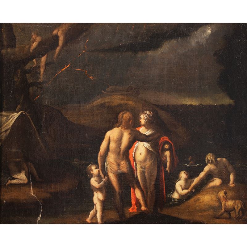 Scuola italiana  (XVIII Sec.)  - Asta DIPINTI ANTICHI e ANTIQUARIATO - San Luca Casa d'Aste