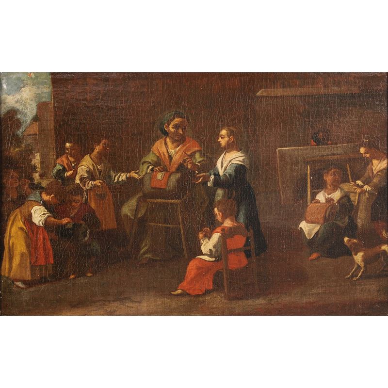 Scuola veneta  (XVIII Sec.)  - Asta DIPINTI ANTICHI e ANTIQUARIATO - San Luca Casa d'Aste