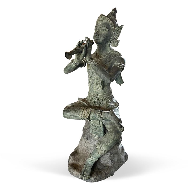 Scultura Thai in bronzo