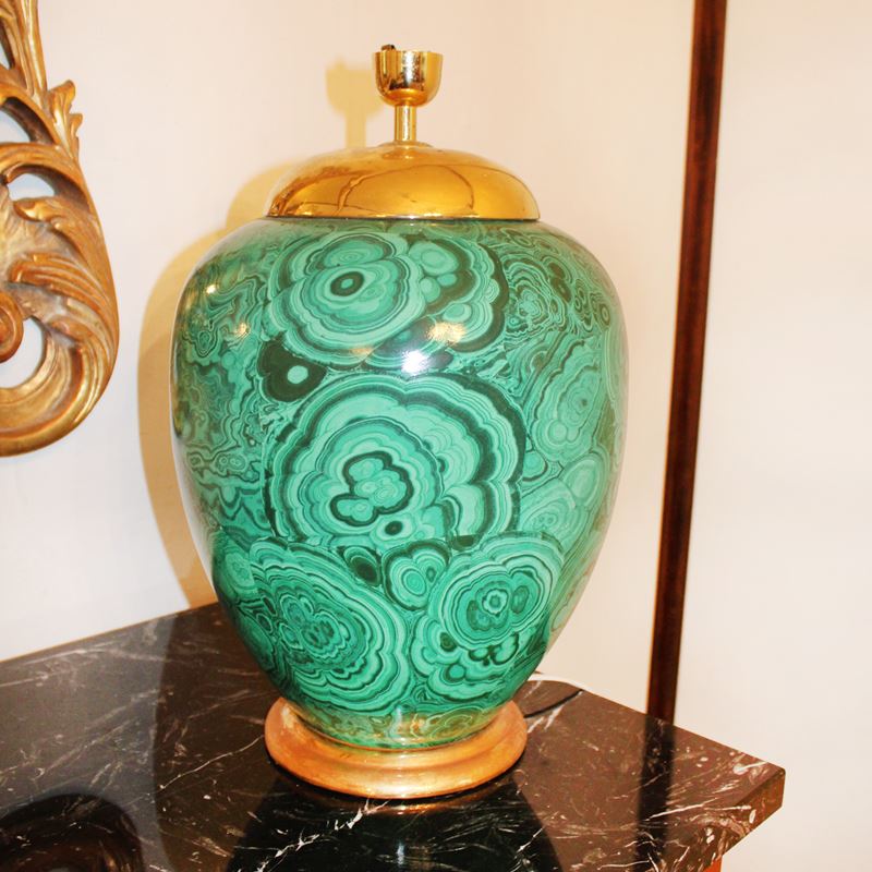 Lampada da tavolo in porcellana  (Italia, XX sec.)  - Asta Gli Arredi di Villa "Le Marchesane" - San Luca Casa d'Aste