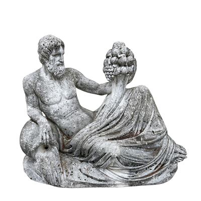 Scultura in pietra, raffigurante il Dio Tevere, XX Sec.